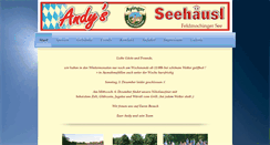 Desktop Screenshot of andys-seehaeusl.de