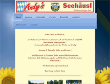 Tablet Screenshot of andys-seehaeusl.de